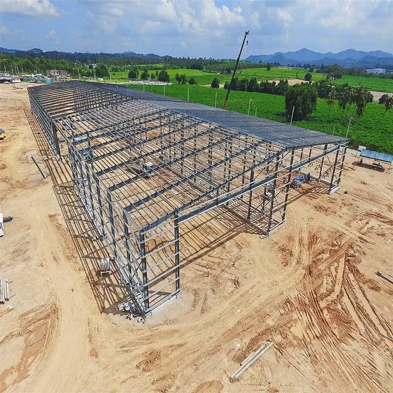 Low Cost Prefab Fast Building Steel Structure Warehouse for Uganda