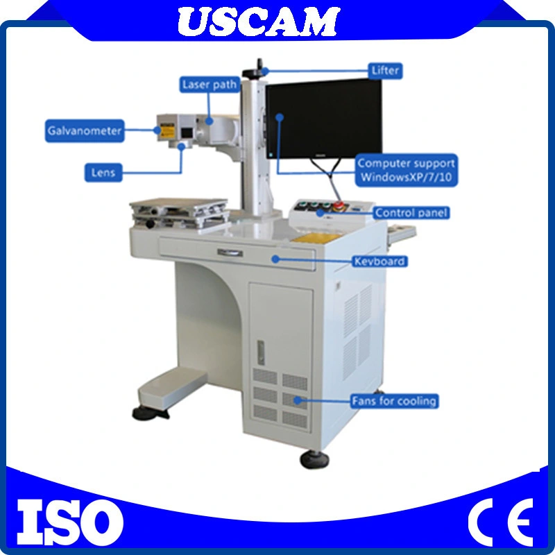 10W 20W machine de marquage au laser à fibre optique en métal avec des prix bon marché