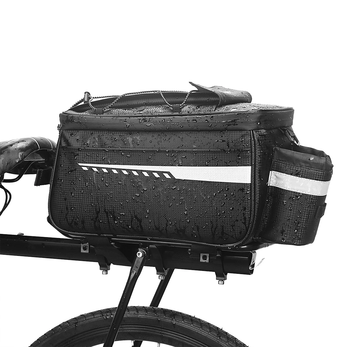 Sac avant de l'arrière de vélo de montagne Vélo Pannier SAC SAC Rack électrique pliant circonscription équipement Sac de siège arrière