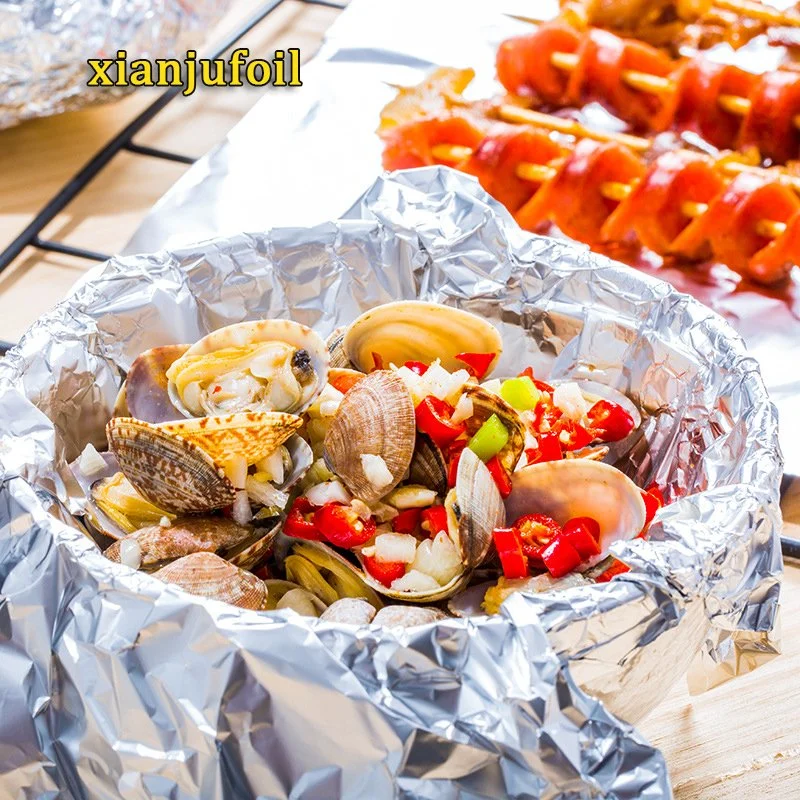 Safe and Factory Price Aluminium Foil Roll for Food Packaging