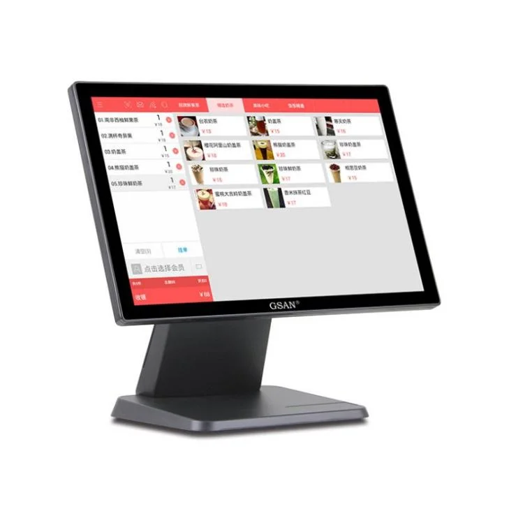 17.1-Inch Metal Base Single Touch Screen Cash Register