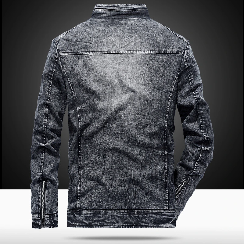 Men's New Retro Jacket Casual Slim Fashion Denim Jacket