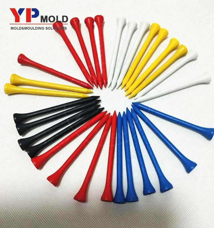 Plastic Injection Golf Tee Mould Custom Multi Cavities Golf Tee Mold