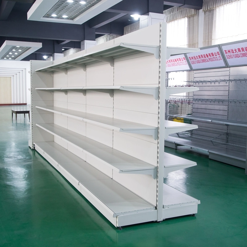 Manufacturer Supplier Metal Gondola Display Racks Supermarket Shelves