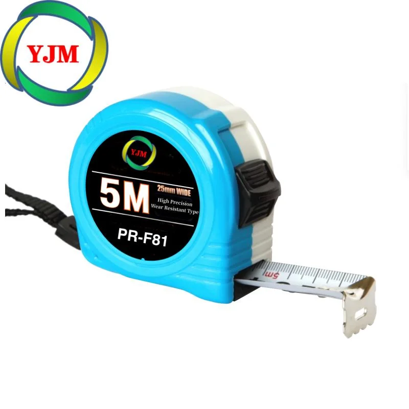 3m/5m/10m High Precision Wear-Resistant Tape Measure with Plastic Housing and Point Brake Button