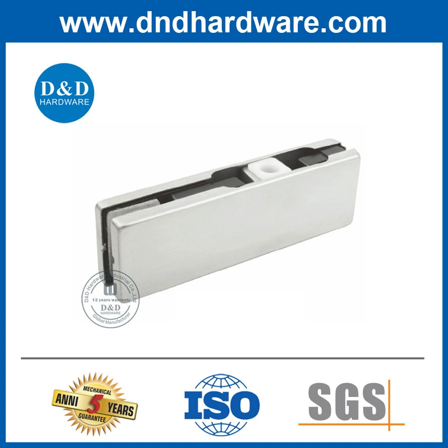 Hotel Used High Quality Glass Door Top Patch Fitting in Stainless Steel