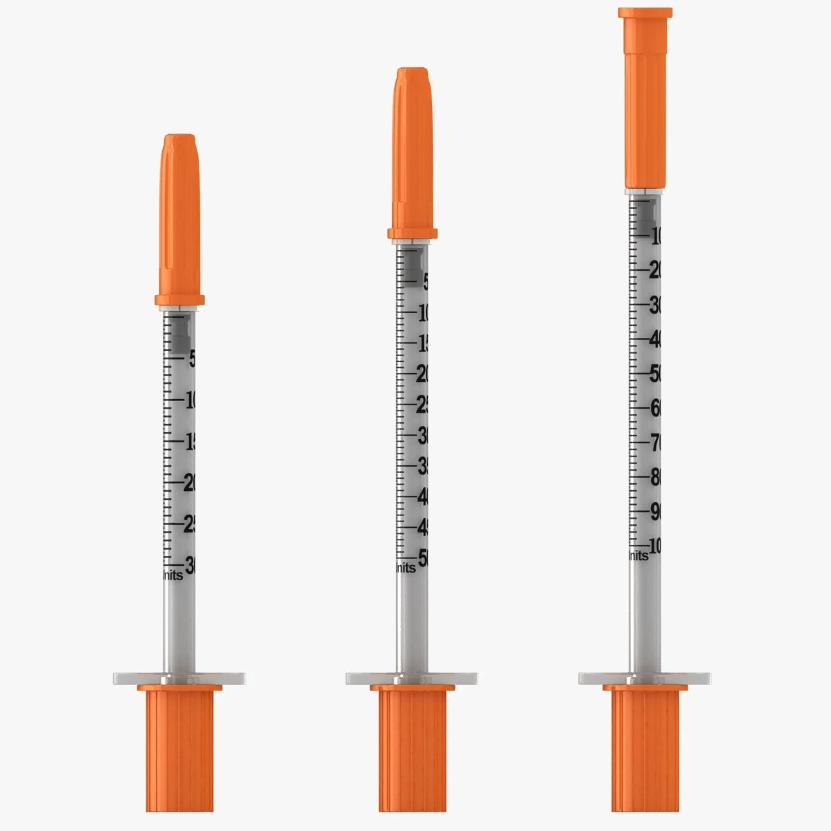 Wholesale/Supplier CE/FDA Approved Disposable Insulin Syringe 50/101units