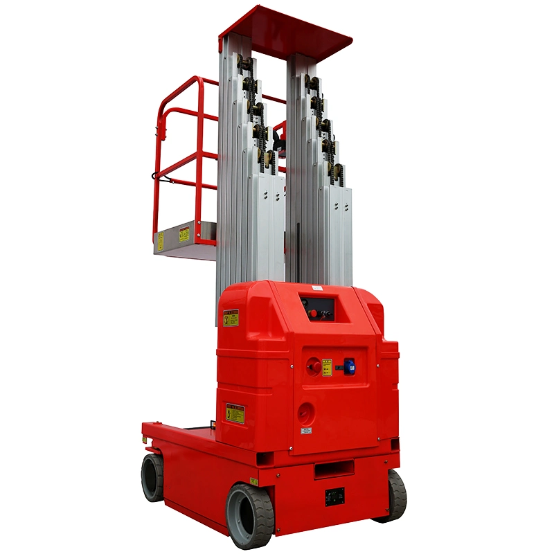 High Quality Self Propelled Dual Mast Platform Ladder Lift Jack