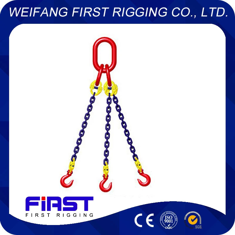 Chain Sling Legs Hanging Chain Lifting Tool Combination Tool for Lifting Crane Spreader