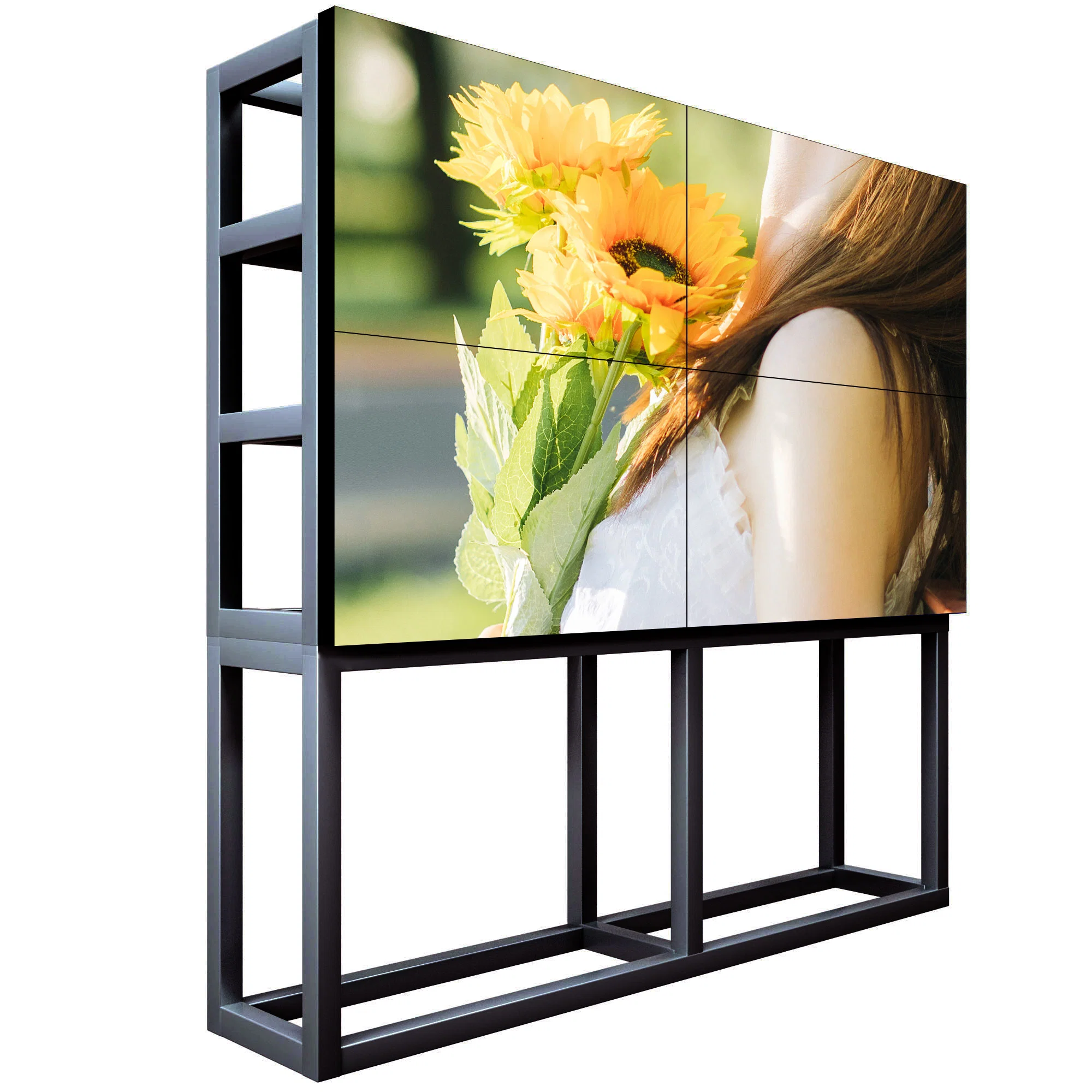 Lofit Nuevo 55 pulgadas 4K Panel 2X2 3X3 procesador Videowall La pantalla de publicidad del controlador sí muestra la pared de vídeo LCD