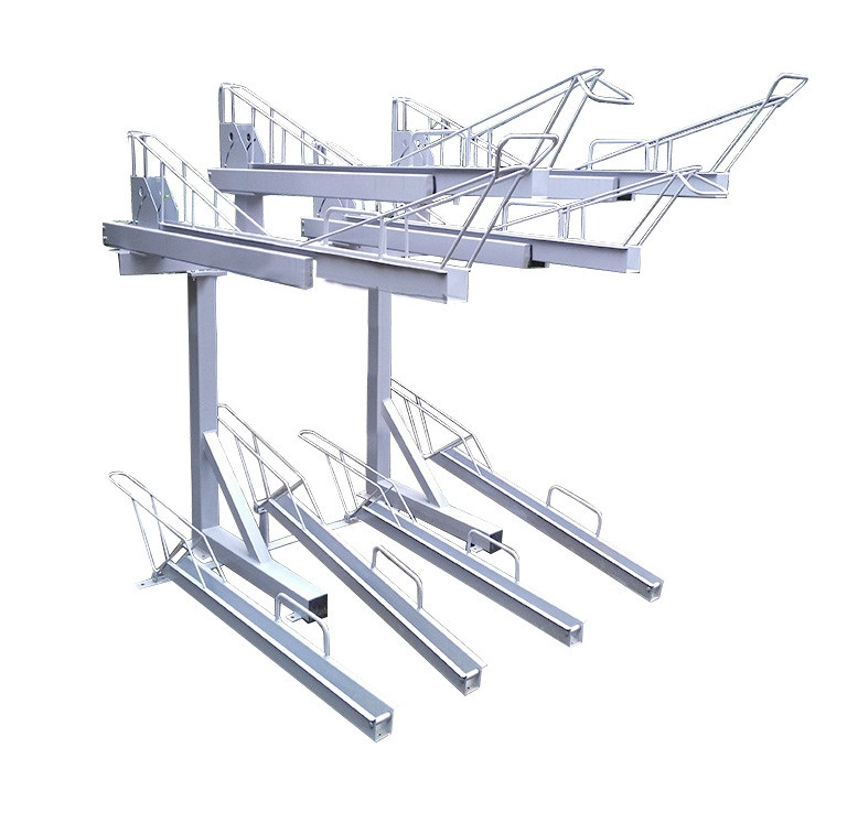 Fabricante de alta calidad China Popular al aire libre Two-Level soporte de la bici