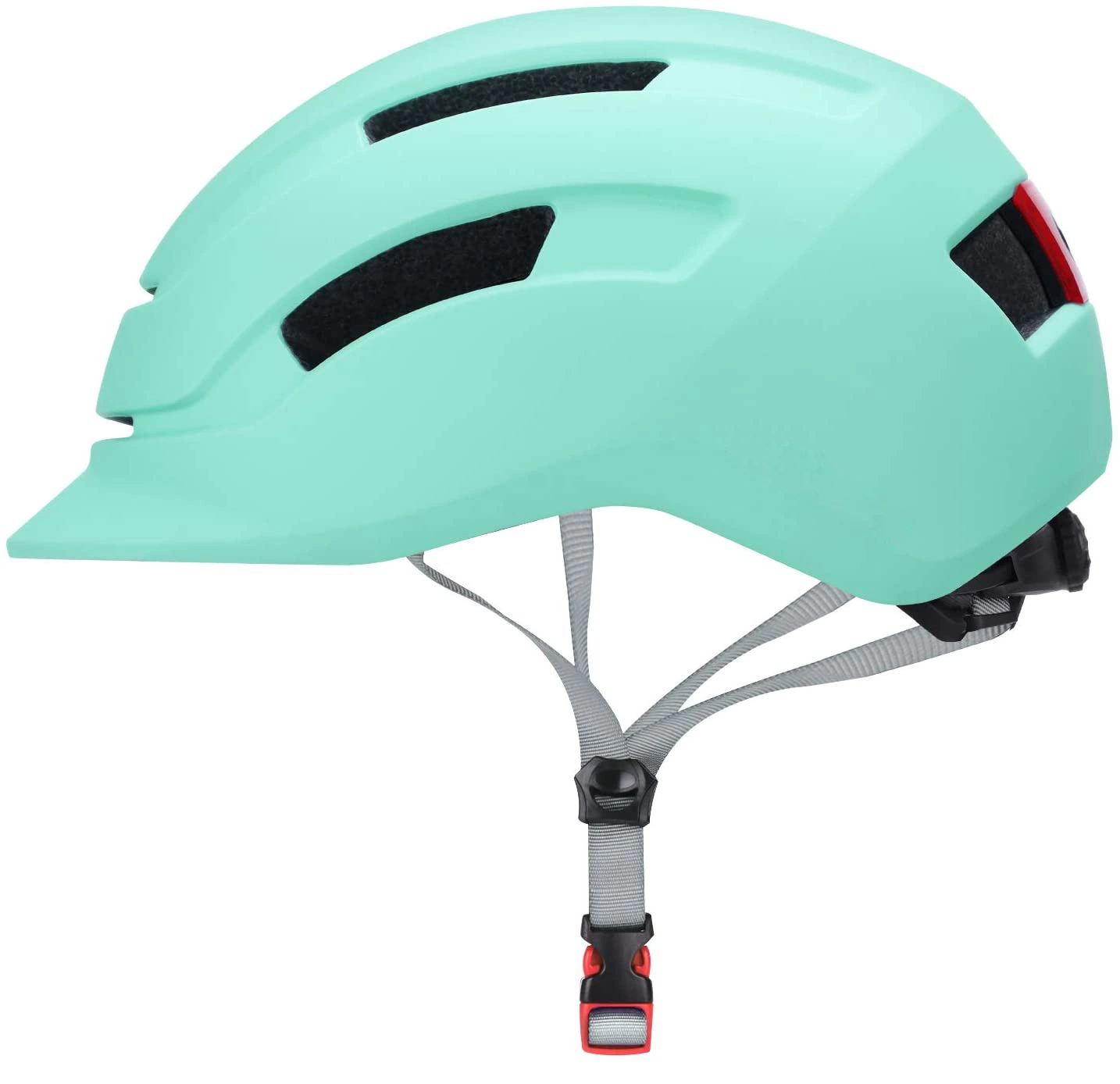 High Density EPS Adjustable Road Bike Bicycle Helmet with LED Light