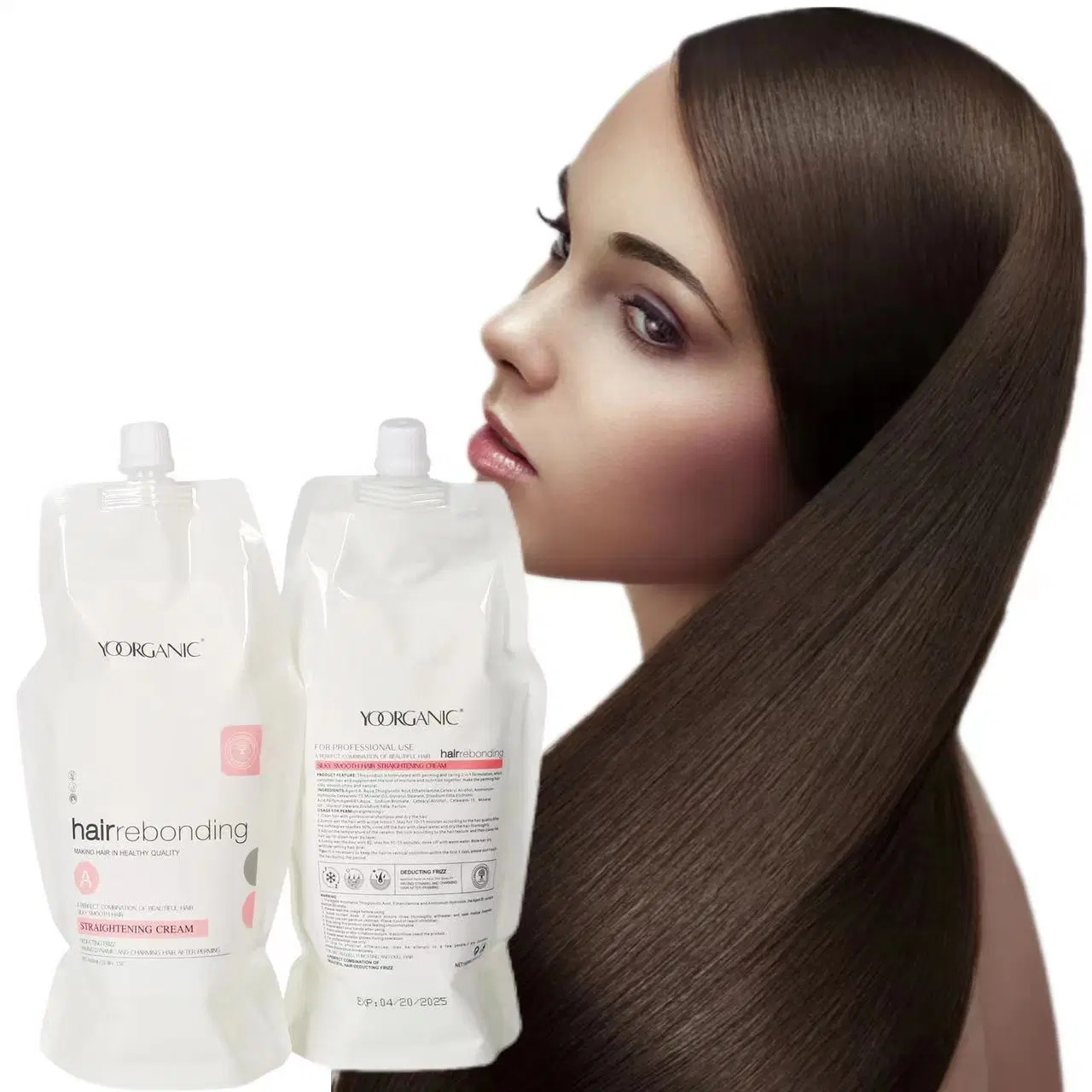 Crème de collage de qualité supérieure pour cheveux blanchissant crème professionnelle Salon