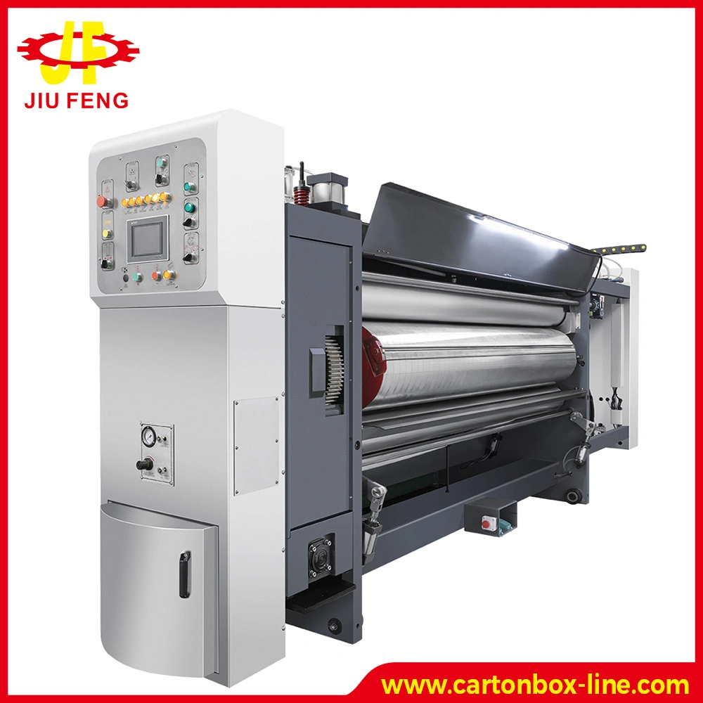 Máquina de Carton Jiufeng G5 Escalho Automático de impressão Flexo de alta velocidade Máquina de corte de solda Máquina de papel Máquina de embalagem de Cinton