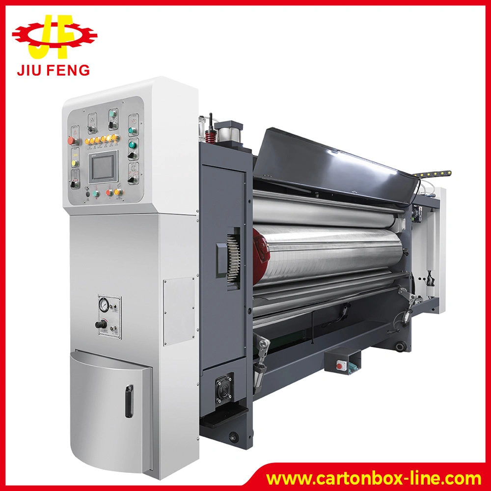 Jiufeng Carton Machinery G5 Máquina Automática de Impresión Flexográfica de Alta Velocidad con Ranurado y Troquelado Máquina de Papel Máquina de Cartón Máquina de Embalaje