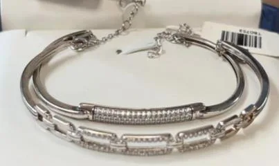 Openable Bangle for Women in 925 Sterling Silver Jewelry