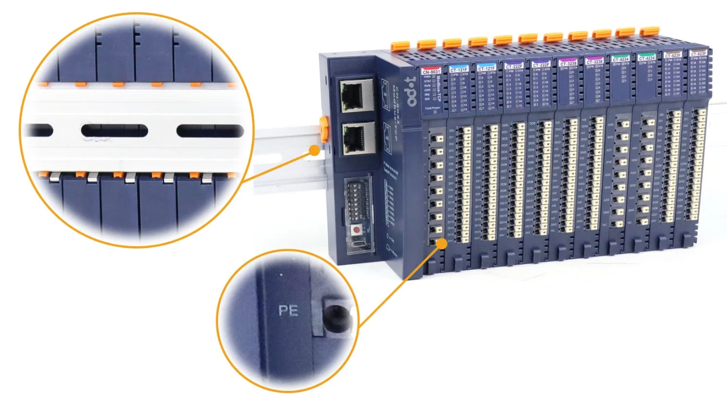 Dezentrales E/A-System, 3 Kanäle, Analogeingang, RTD PT100, Remote E/A