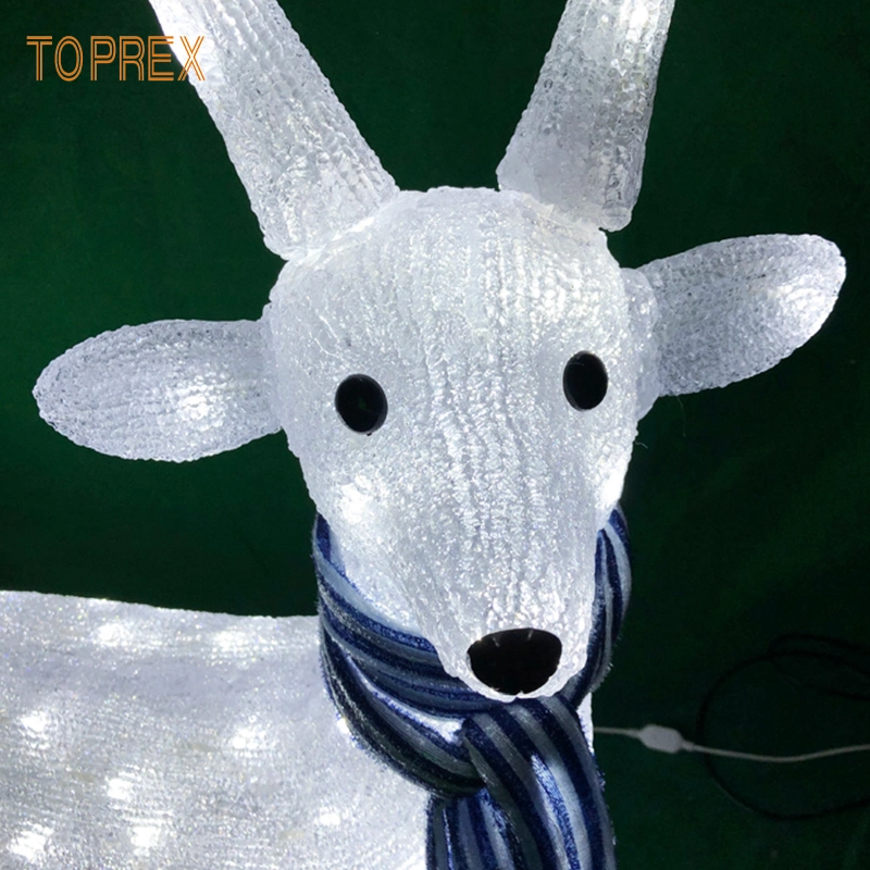 Toprex Decor 3D Weatherproof New Design Waterproof Metal Garden LED Farm Animal Christmas Lights