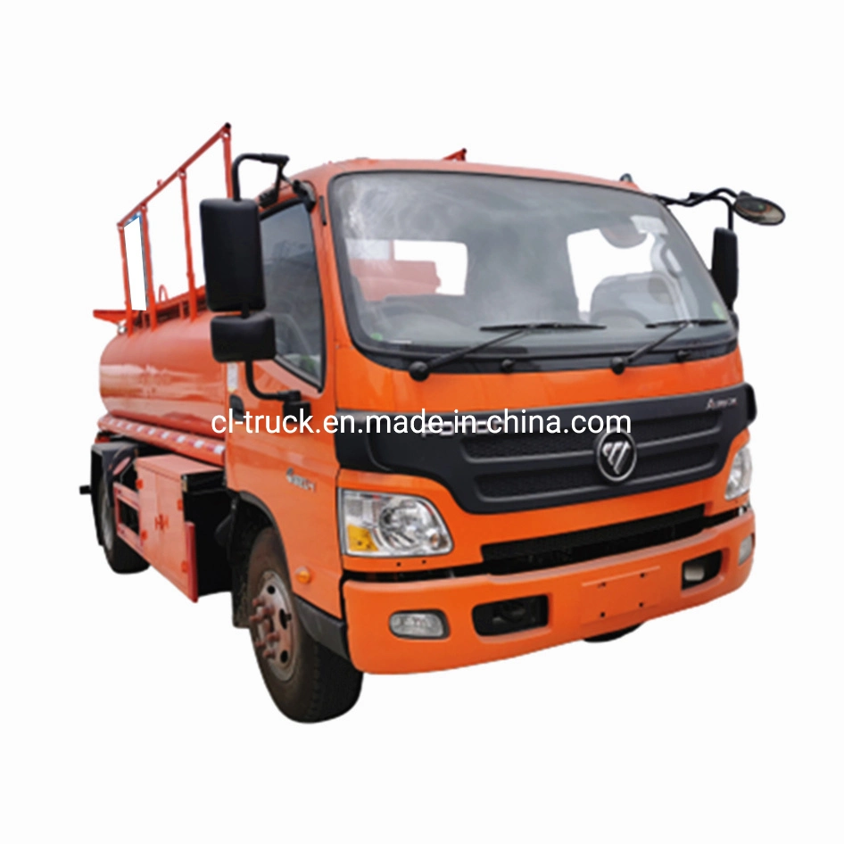 Foton Aumark Aoling Model 4X2 6cbm 7cbm 8cbm Fuel Tank Oil Transport Truck Diesel Gasoline Delivery Vehicle Undertake Bulk Orders Isuzu HOWO Dongfeng Chassis