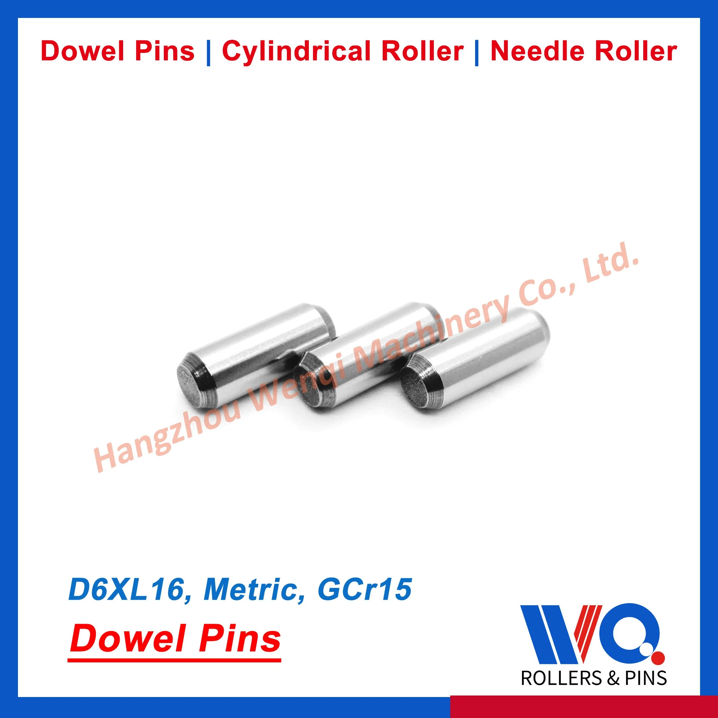 Chrome Steel Made Straight Dowel Pin with HRC 58-62