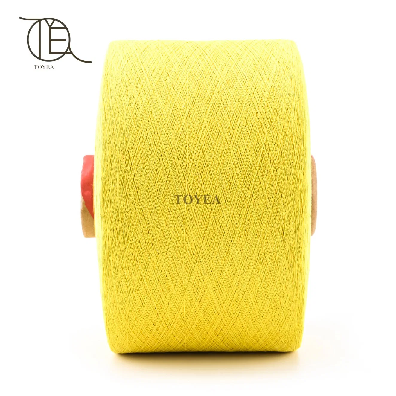 Ne20 Chicken Yellow Open End Recycle Regeneration Cotton Polyester Knitting Dyed Yarn