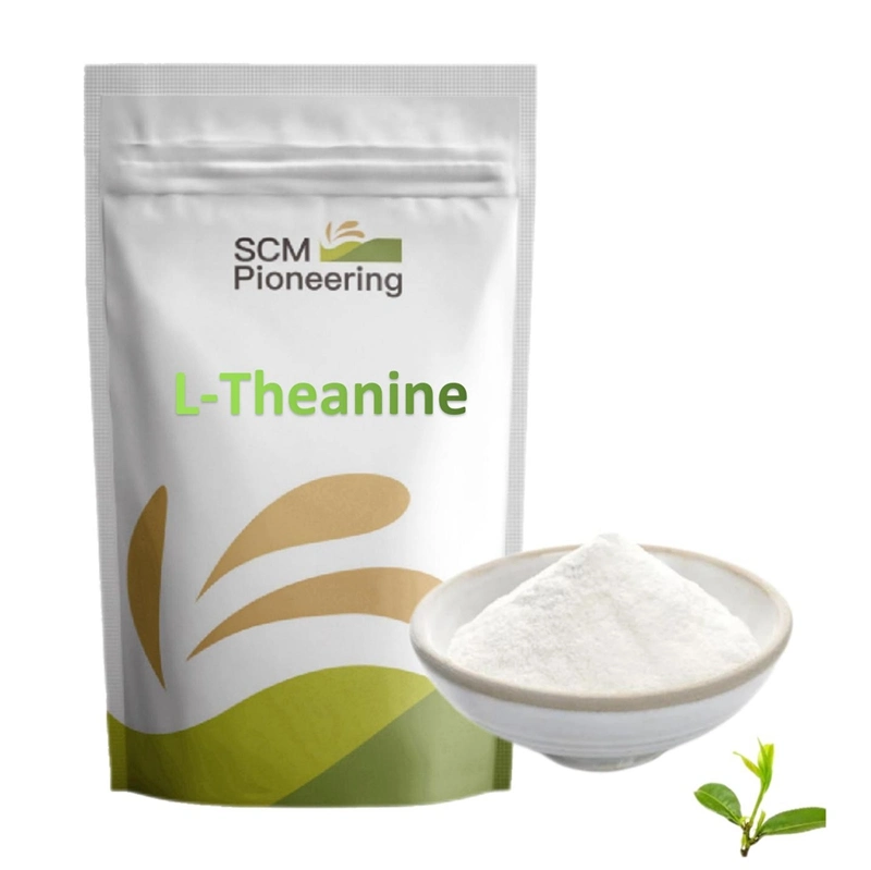 Natural 100% Pura L-Theanine suplementos de nutrición de la L-Theanine té