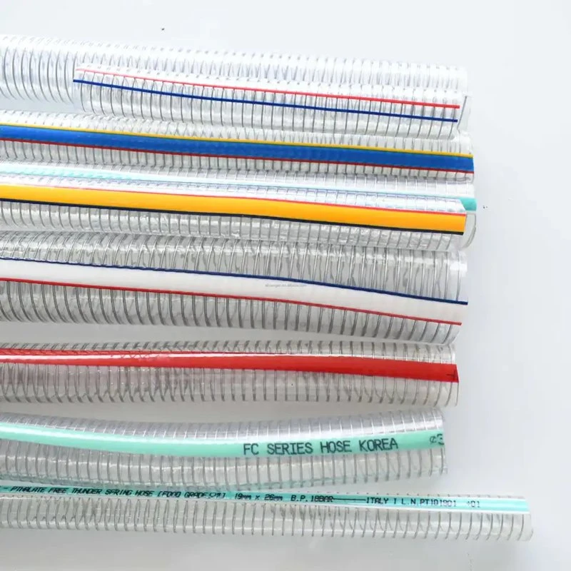 High Pressure PVC Steel Spiral Flexible Hose PVC Thunder Spring Hose