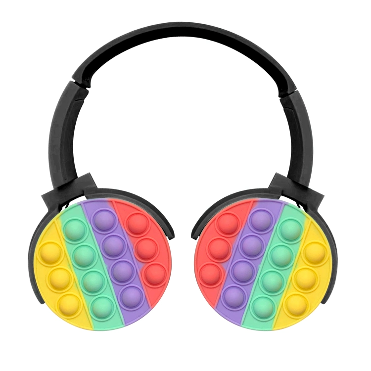 تصميم لوحة مرفاء بالضغط سماعة رأس Bluetooth ستريو من OEM قابلة للطي لـ سماعات رأس لاسلكية للكمبيوتر الخاص بالطالب
