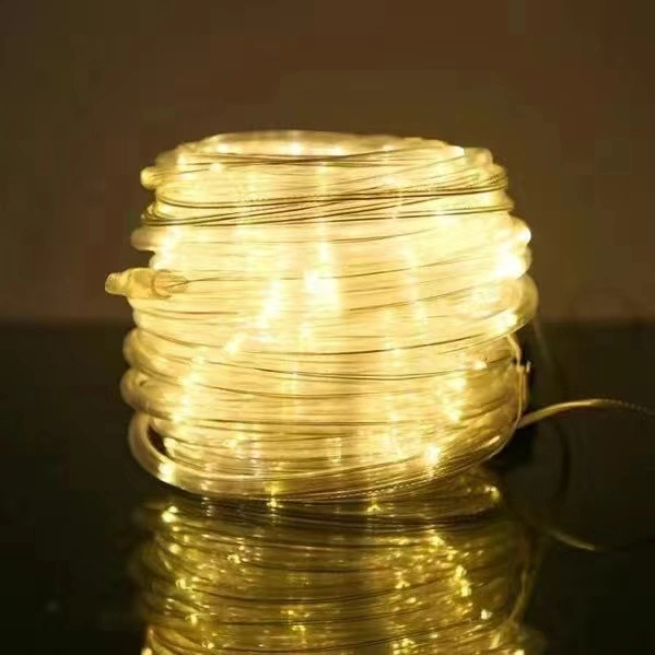 Luzes de tubo de corda com alimentação solar: Ilumine o seu espaço exterior