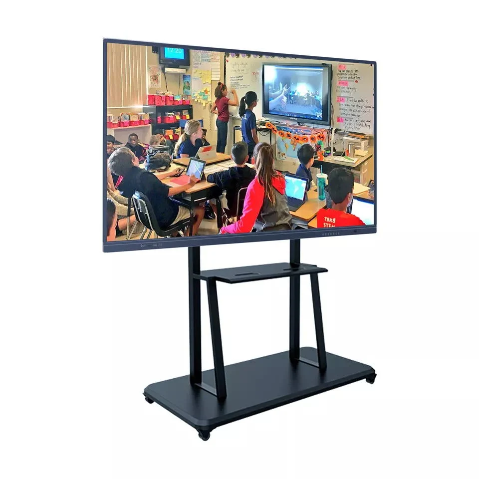 All in One Touch Screen LCD Displays 110inch Android 11.0 Classroom Interactive Whiteboard for School and Office