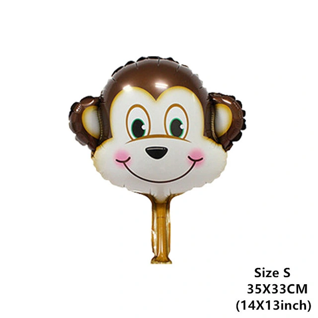 Mini animaux en forme de ballon Lion Cow Tiger Bee Bear Cartoon Ballons de papier d'aluminium pour insectes jouets enfants anniversaire de mariage Décoration