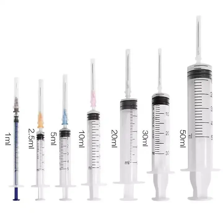 CE Approved Medical Safety Self Destruct Syrine 5ml Auto Disable Syringes with Needle