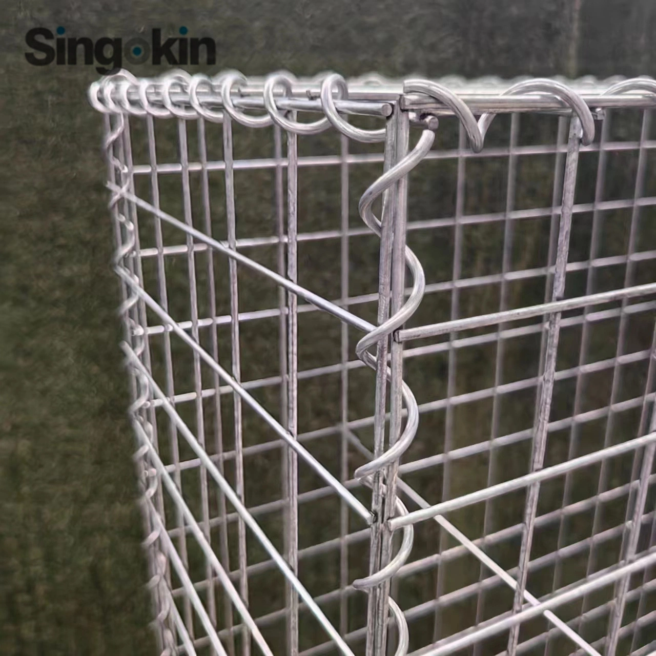 Low Carbon Steel 8guage 2X2 Gabion Cage Welded Wire Erosion Control Basket