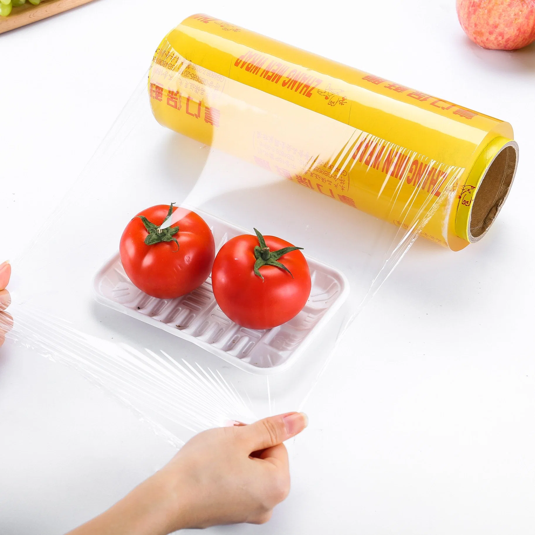 Supermarket Food Service Food Storage Plastic Food Packaging Fresh Wrap Large Cling Film