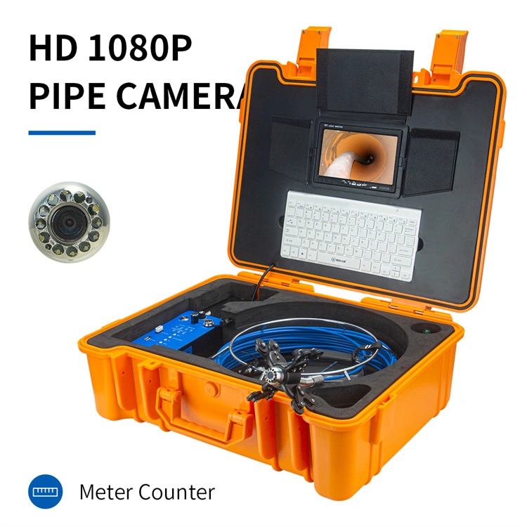 Pipe Inspection Camera, 7 Inch Monitor Sewer Industrial Endoscope 20m Cable