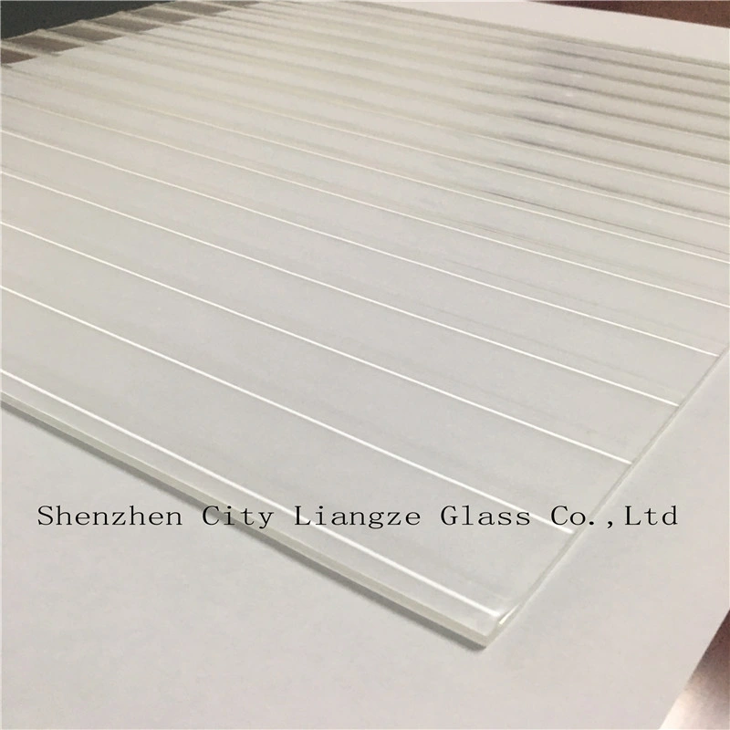 3mm-8mm Clear Figured Architectural Kasumi Pattern Flat Design Glass