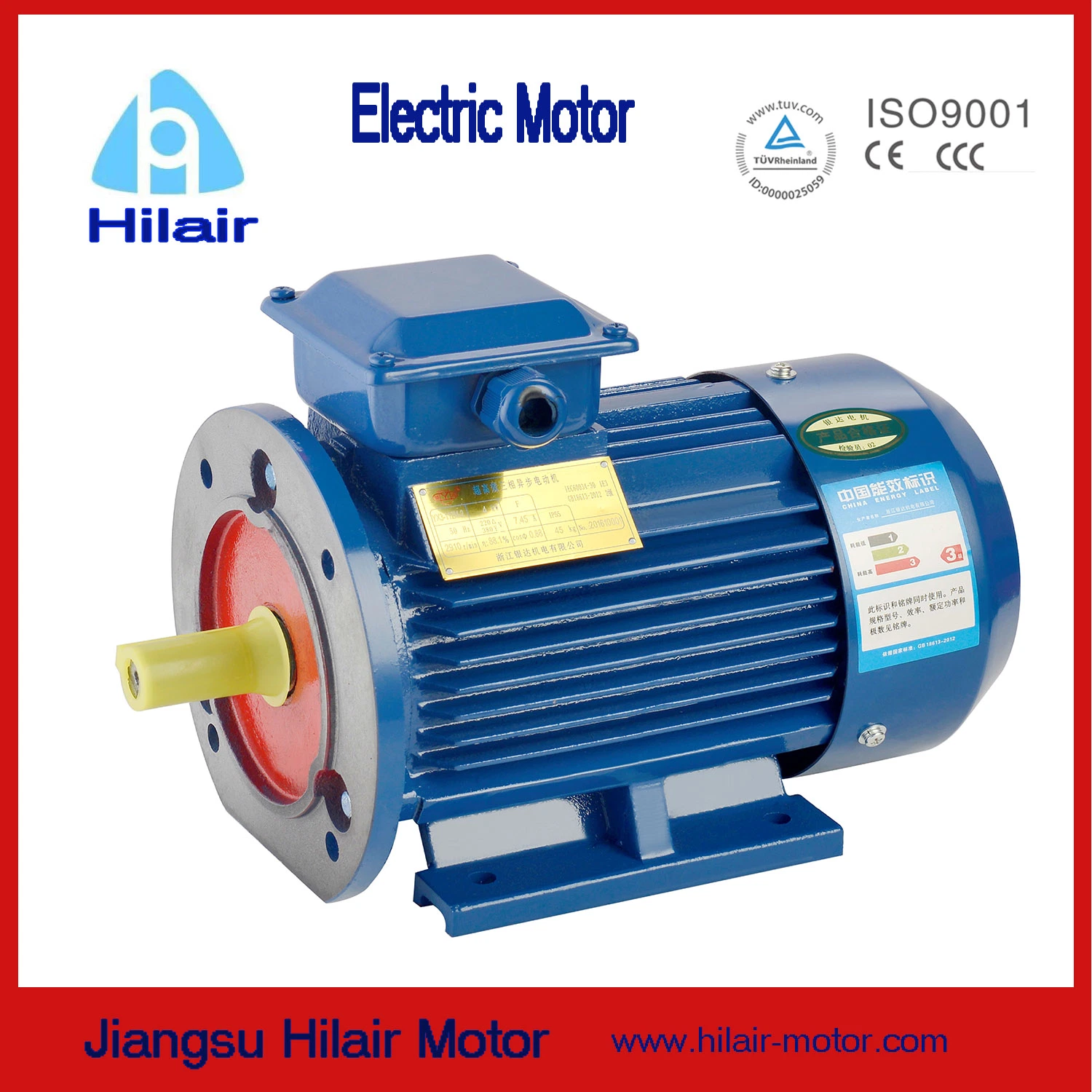 Ye3 Premium High Efficiency Three Phase Induction AC Electric Asynchronous Motor Manufacturer