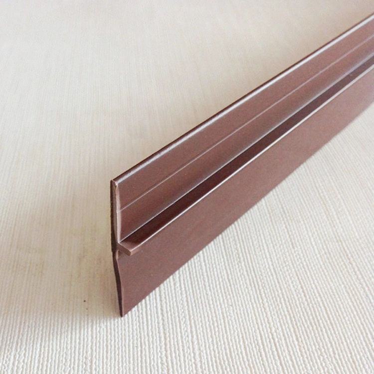 Selbstklebende Tür Bodenwebe Grau PVC 39 Zoll x 1,42 Zoll