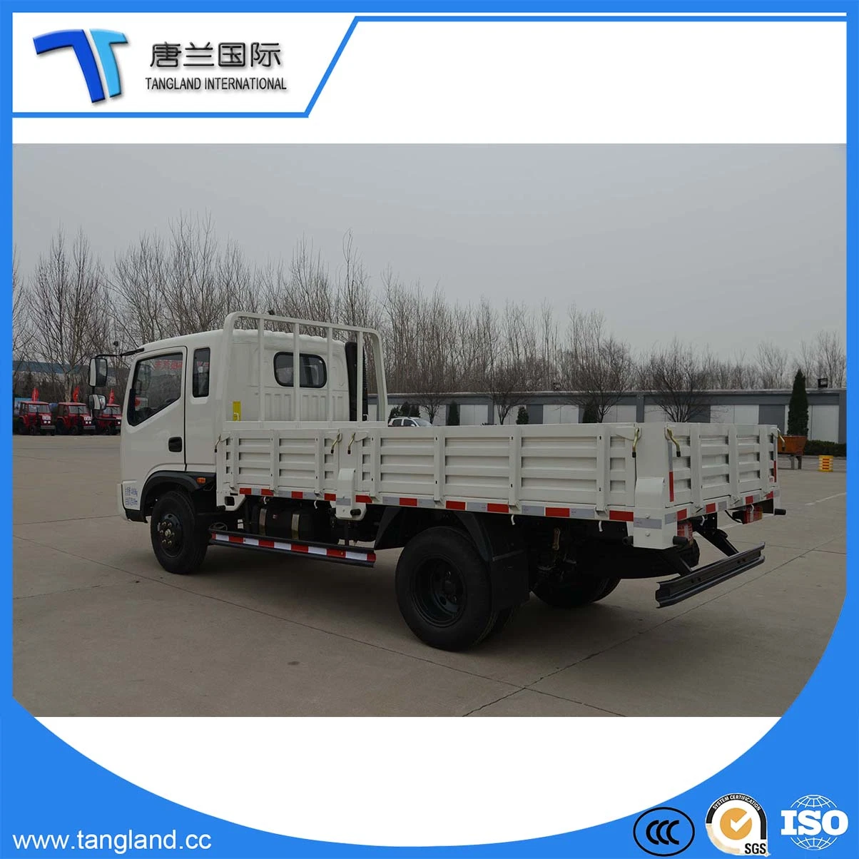 Loading Cargo Truck/Flatebd Truck Load4-8 Tons Wheel Truck