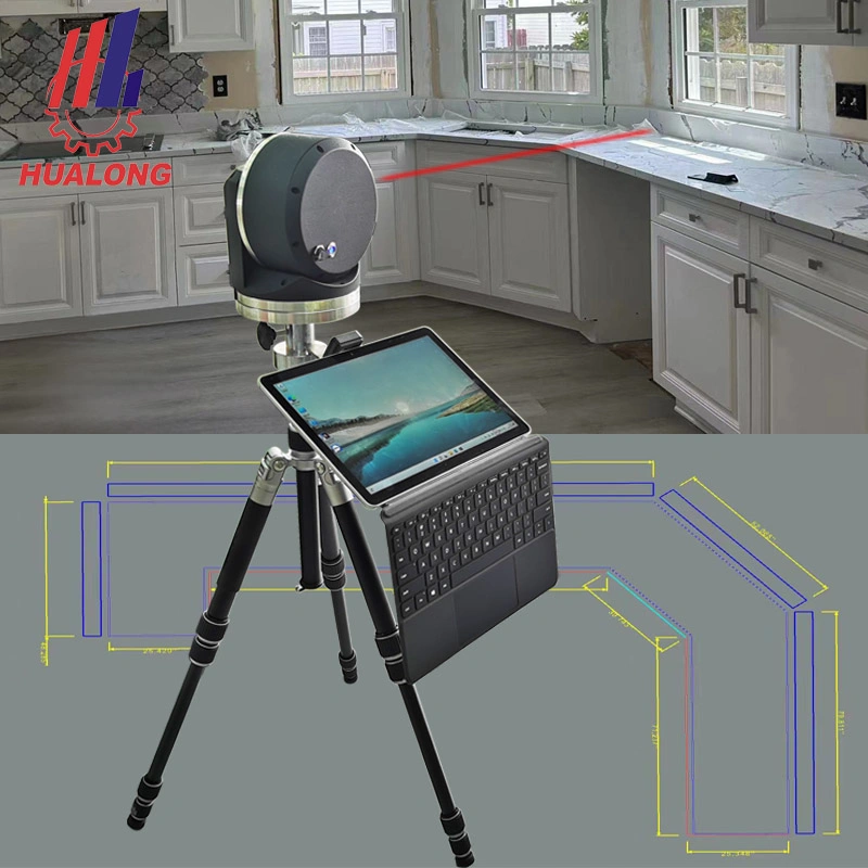 Hualong Machinery Digital Measuring Tool for Measuring The Work Piece, Countertop, Wall and Floor Steps