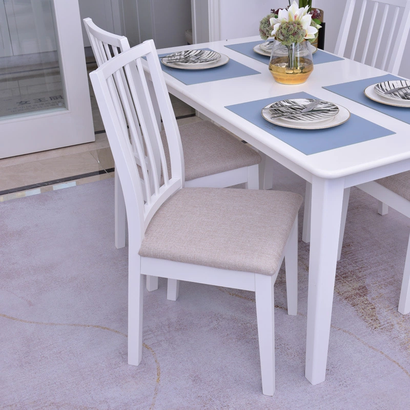 Bergen Grey Washed Oak Grey Bonded Leather Low Slat Back Dining Chair - Pair