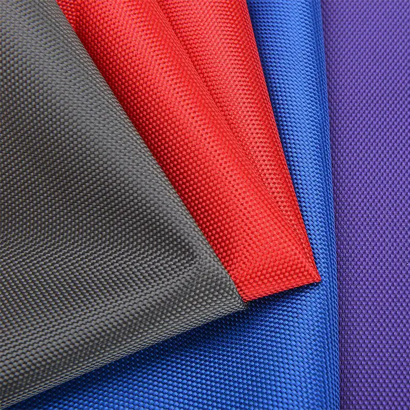 China Jiangsu Cheap 150d PVC Coated for Backpack Bag Luggage Plain Polyester Oxford Fabric