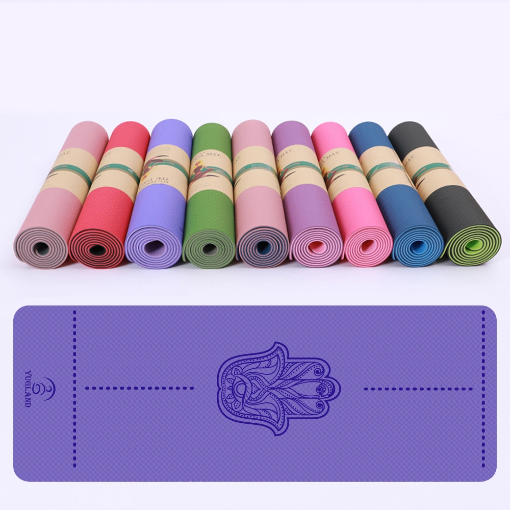 Yugland Hot Sale Skidproof Waterproof Soft Durable TPE Eco Friendly Exercise Premium High Density Yoga Mat