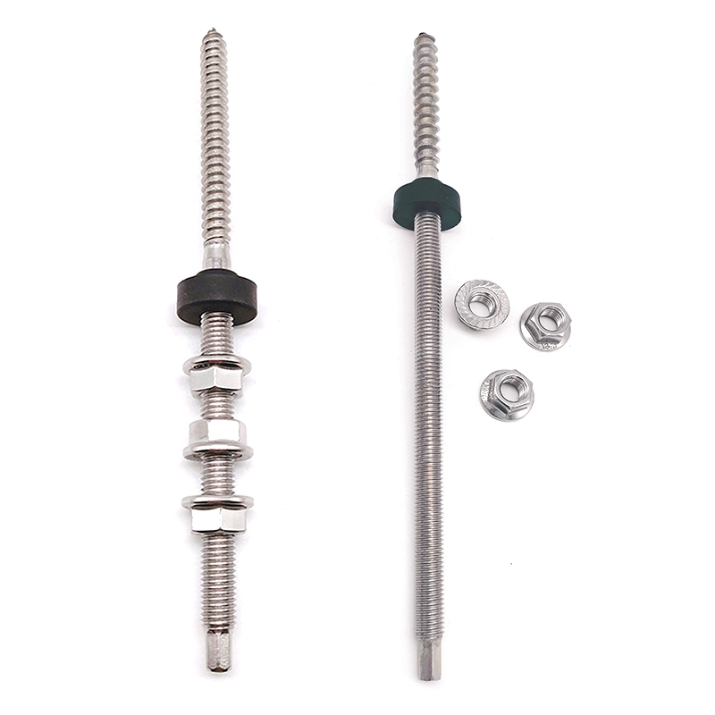 Solar Energy System Stainless Steel SS304 Hanger Bolt/ Roof Hook/ Machine Screw/ Solar Products