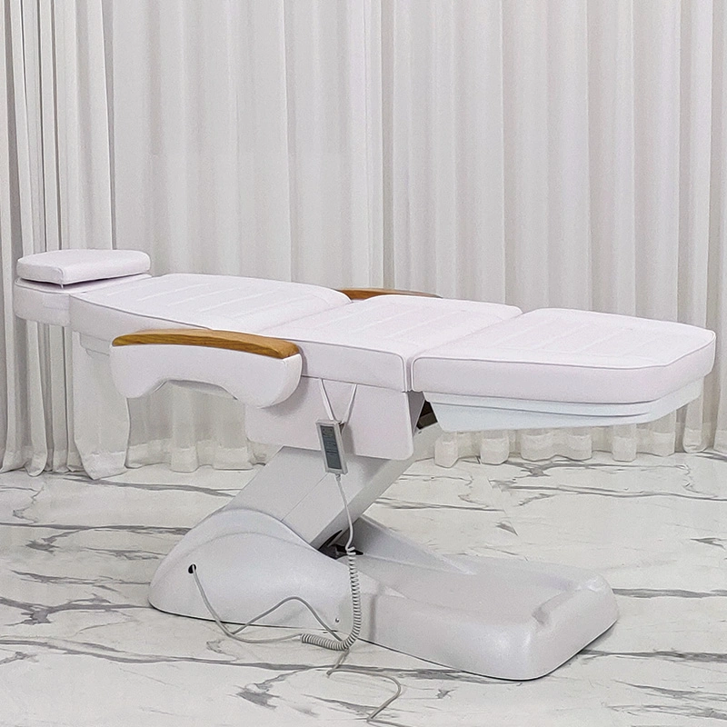 OEM/ODM Luxury White PU Leather Electric Massage Table Wholesale/Supplier