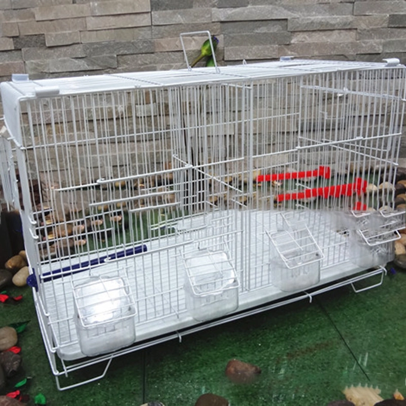 High-Quality European Wrought Iron Bird Cage Floor Collapsible Bird Cage