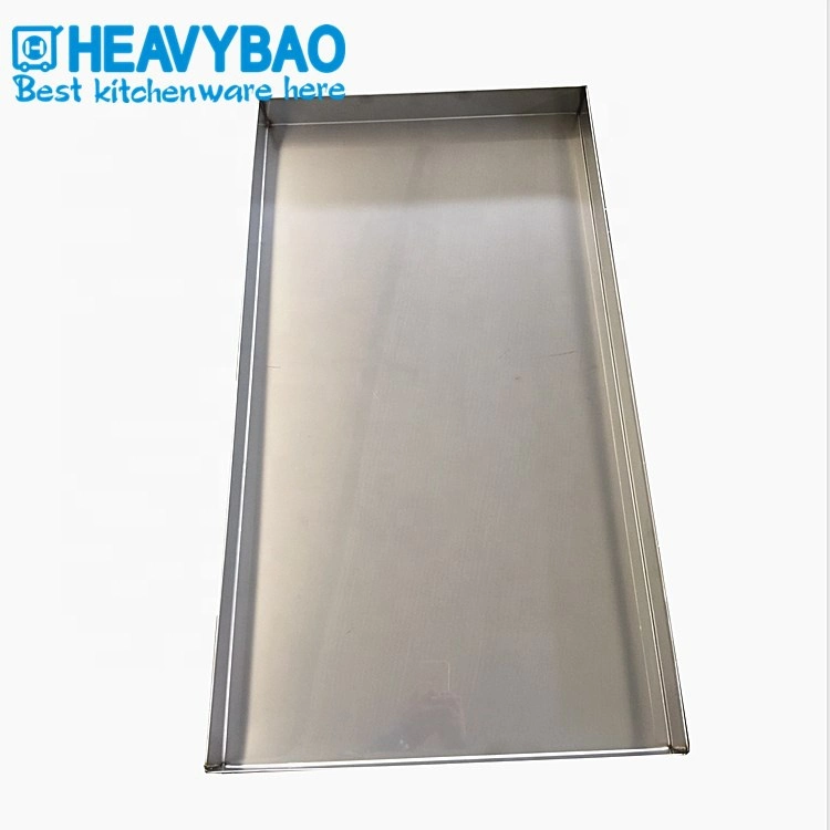 Heavybao High quality/High cost performance Commercial Aluminized Flat Cookie Bread Cake Baking Tray