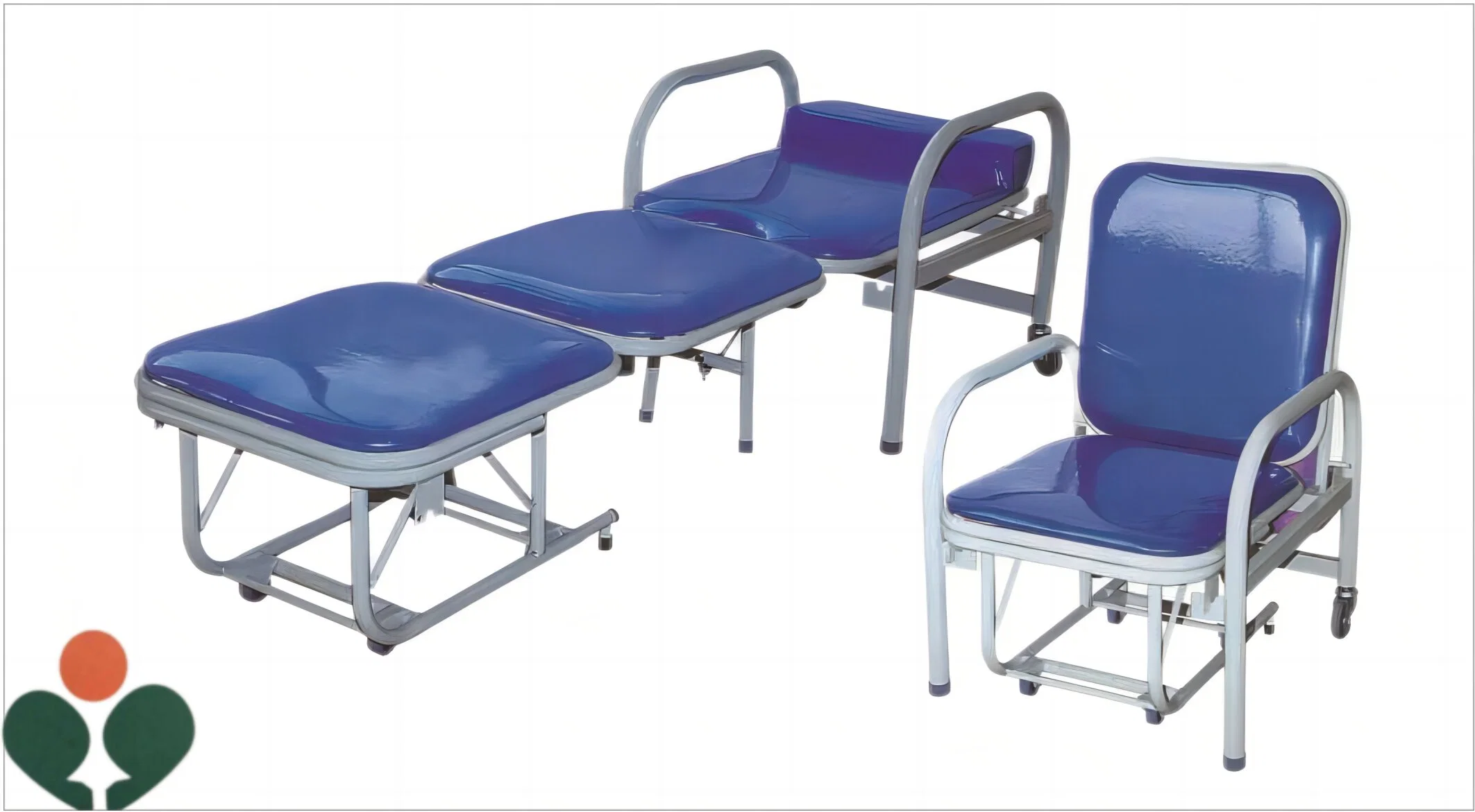 Stainless Steel Adjustable Foldable Accompany Chair with Wheels Medical Transfusion Chair		Medical Trolley