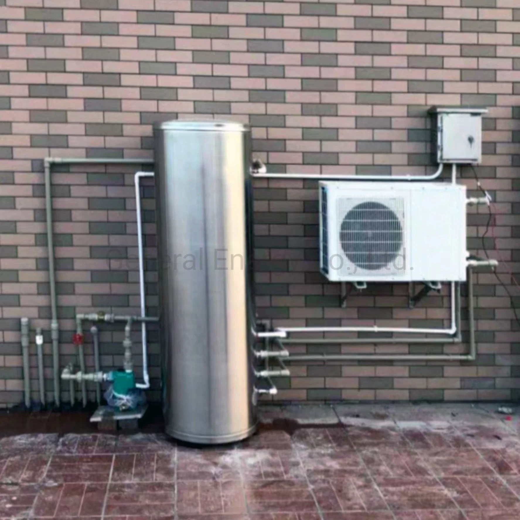 Cold Climate Air to Water Heat Pump Hot Water Heater Tank Custom Commercial Hot Water Heat Pump