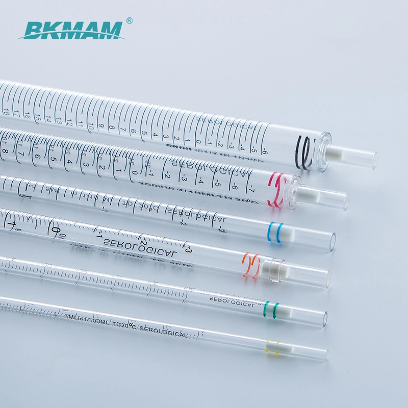 Laboratory Consumables Sterile Transfer Pipette 1ml 2ml 5ml 10ml 25ml 50ml Serological Pipette